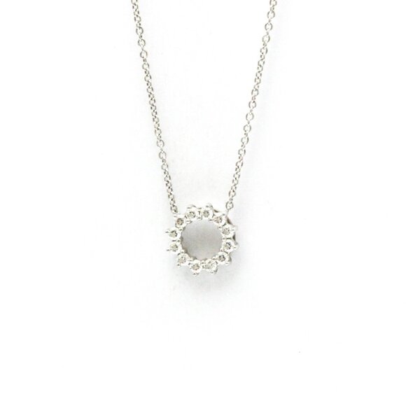 TIFFANY & CO. Platinum Diamond Necklace - Picture 1 of 14